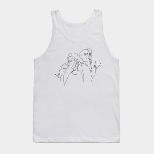 Drinking Wine, Feeling Fine Tank Top